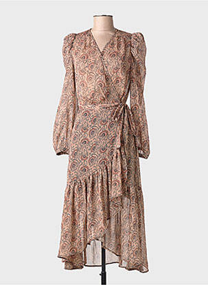 Robe longue rose MORGAN femme