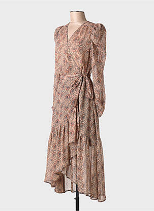 Robe longue rose MORGAN femme