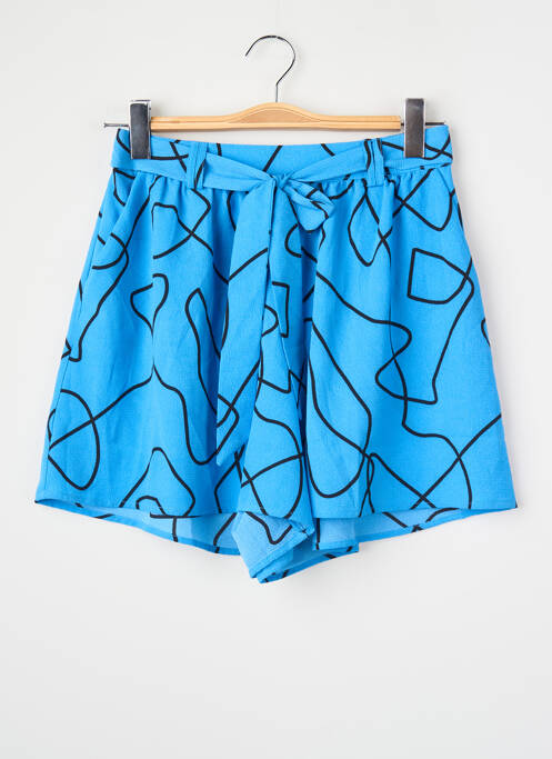 Short coupe droite bleu ONLY femme