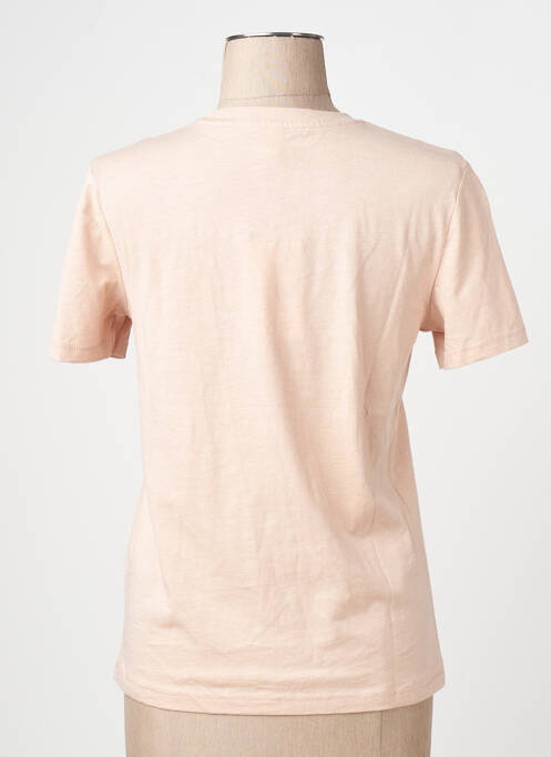 T-shirt coupe droite manches courtes rose ONLY femme