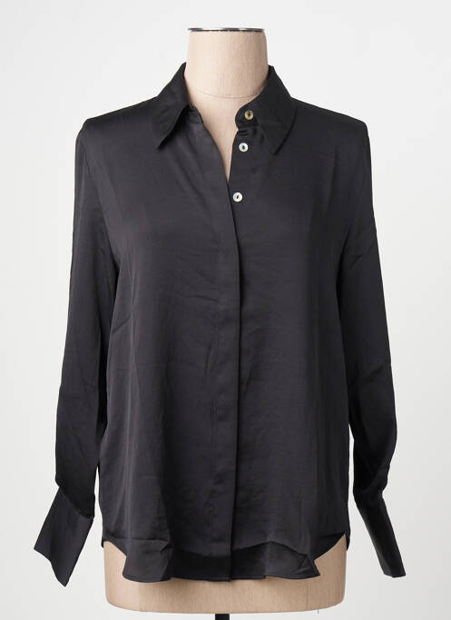 Chemisier noir MANGO femme