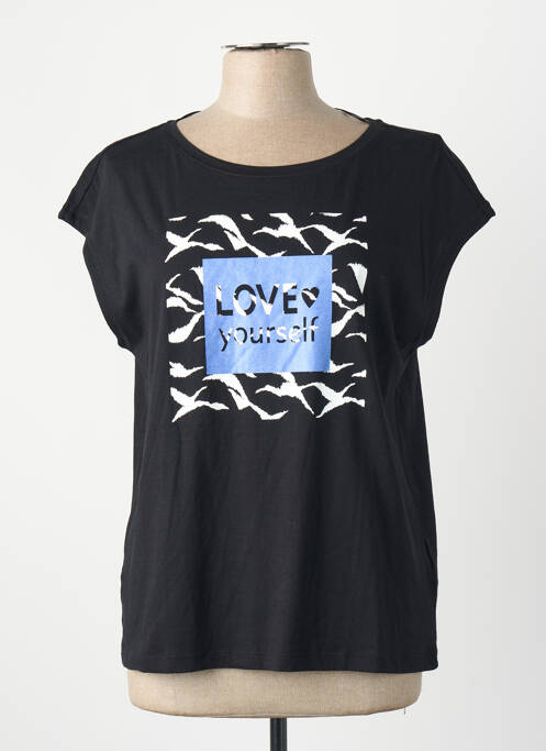 T-shirt noir STREET ONE femme