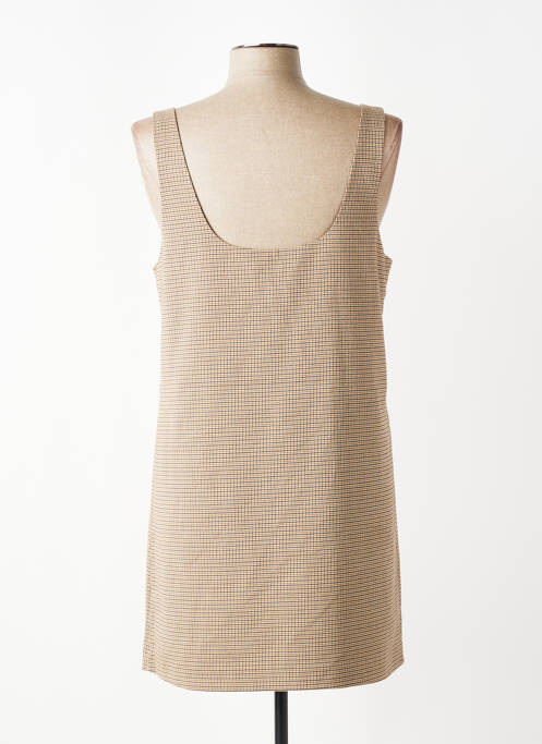 Robe courte sans manche sans manche marron ONLY femme