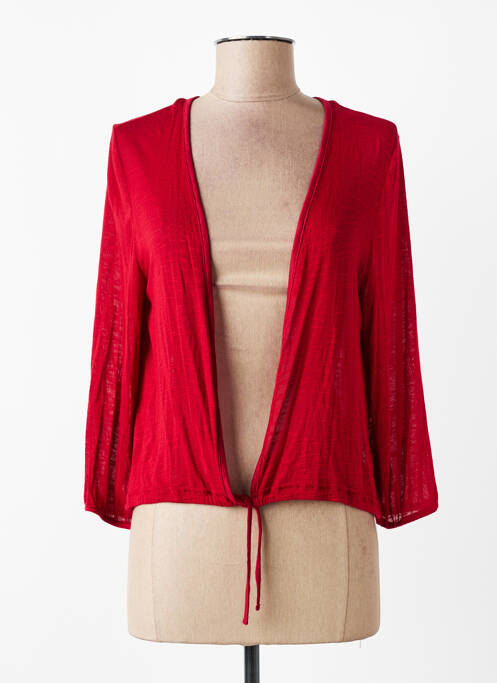 Gilet manches longues rouge STREET ONE femme