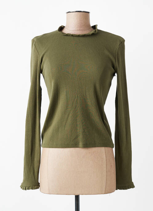 T-shirt vert MANGO femme