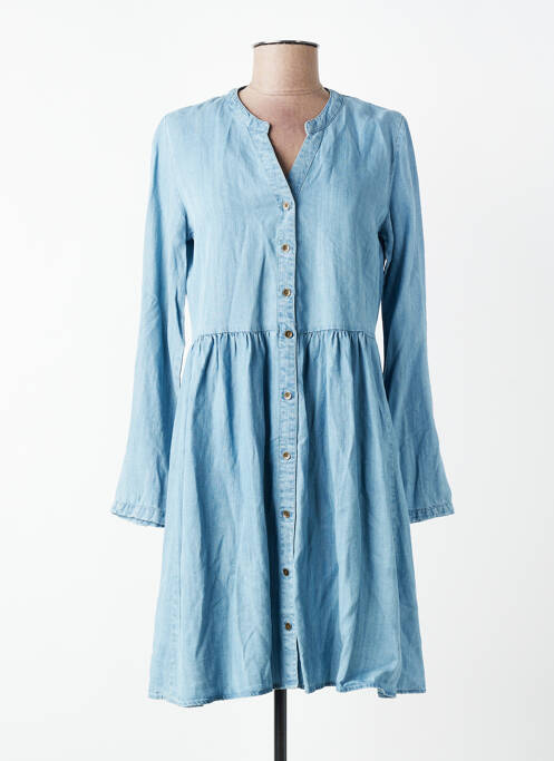 Robe mi-longue bleu ZABAIONE femme