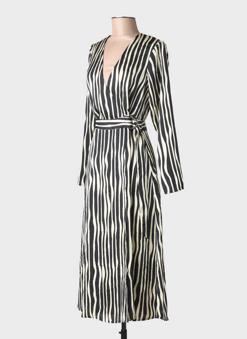 Robe longue noir MANGO femme