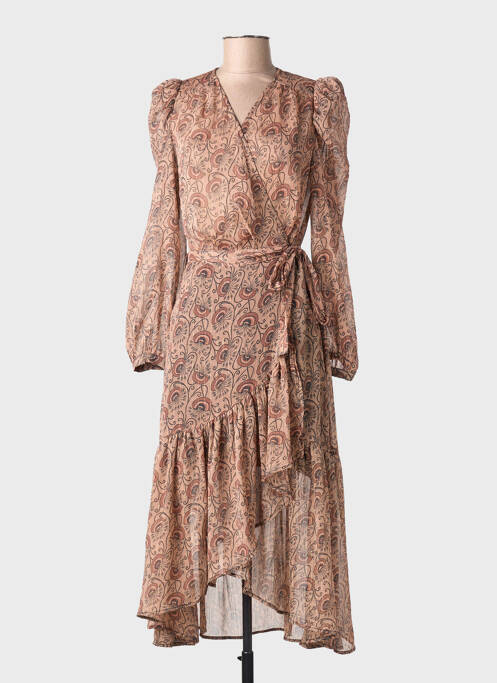 Robe longue rose MORGAN femme