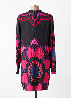 Robe mi-longue rose SUPERDRY femme