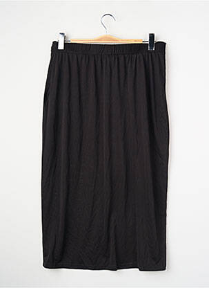Jupe mi-longue taille normale noir JACQUELINE DE YONG femme