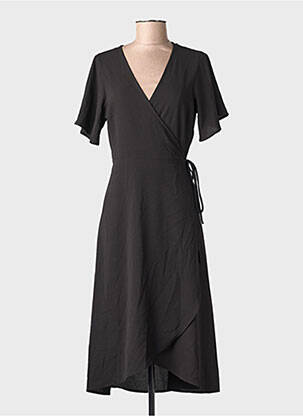 Robe courte col v noir VERO MODA femme