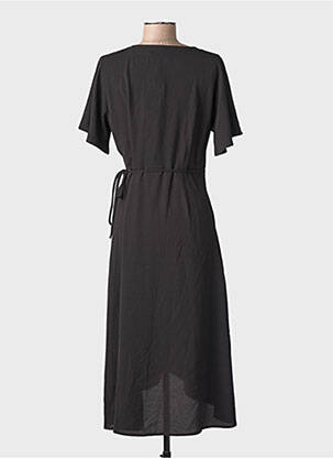 Robe courte col v noir VERO MODA femme