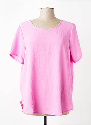 Top manches courtes manches courtes rose CARMAKOMA femme