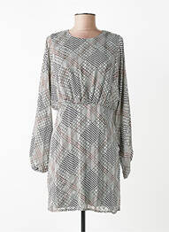 Robe mi-longue gris MOLLY BRACKEN femme