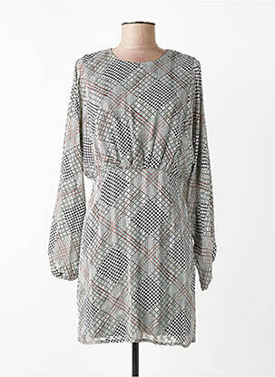 Robe mi-longue gris MOLLY BRACKEN femme