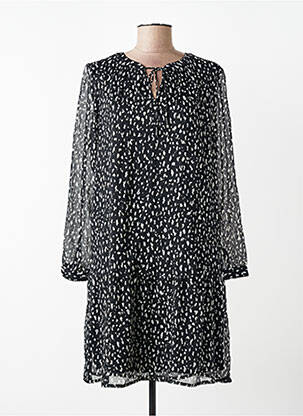 Robe mi-longue noir STREET ONE femme