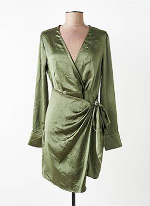 Robe longue vert MANGO femme