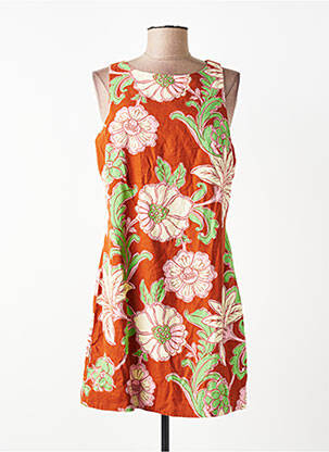 Robe courte marron MANGO femme