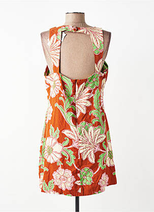 Robe courte marron MANGO femme