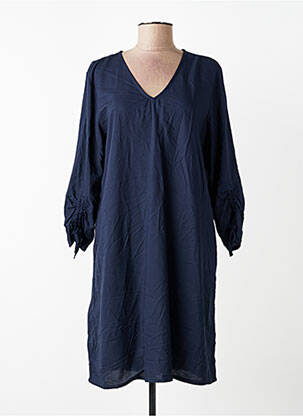 Robe mi-longue bleu STREET ONE femme