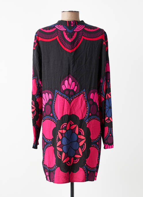 Robe mi-longue rose SUPERDRY femme