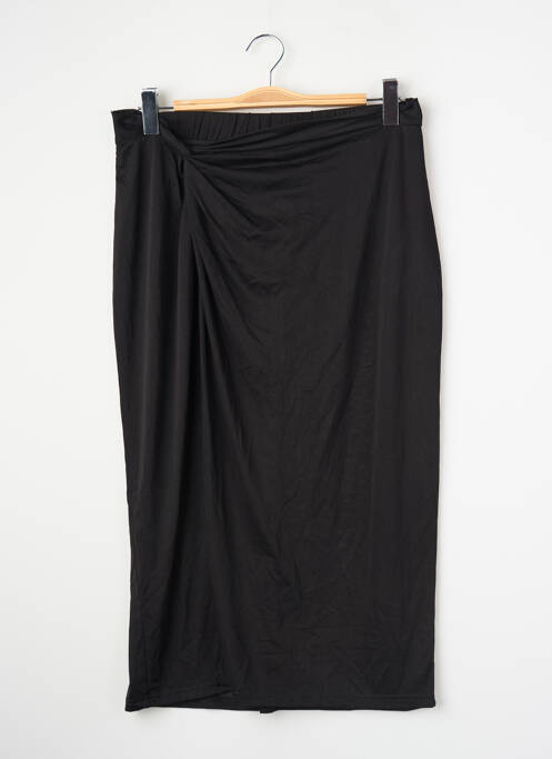 Jupe mi-longue taille normale noir JACQUELINE DE YONG femme
