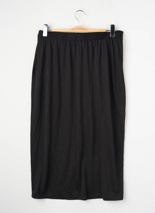 Jupe mi-longue taille normale noir JACQUELINE DE YONG femme
