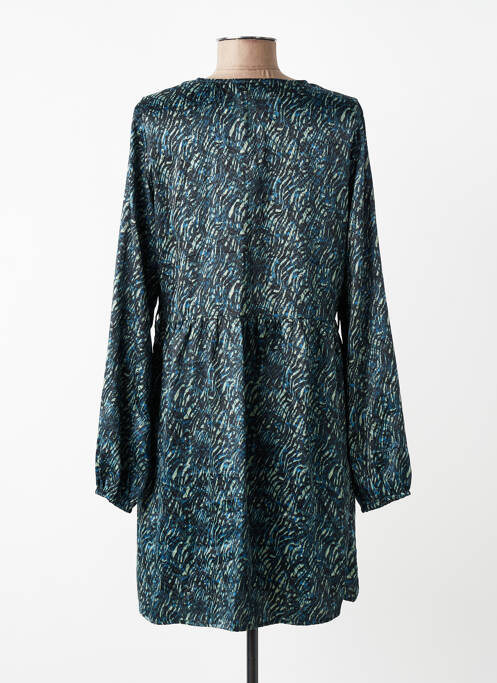 Robe longue manches longues manches longues bleu VILA femme