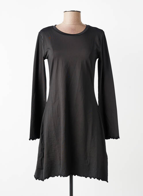 Robe mi-longue noir JACQUELINE DE YONG femme