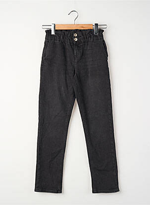 Jeans coupe droite noir ONLY fille
