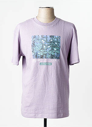 T-shirt violet JACK & JONES homme