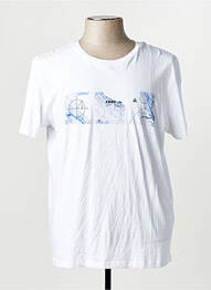 T-shirt manches courtes manches courtes blanc JACK & JONES homme