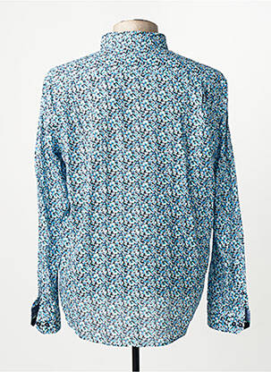 Chemise manches longues bleu DELAHAYE homme