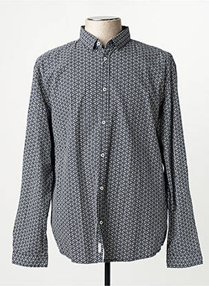 Chemise manches longues bleu TOM TAILOR homme