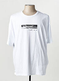 T-shirt col rond manches courtes blanc JACK & JONES homme
