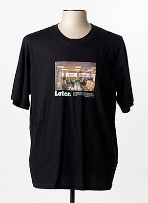 T-shirt noir JACK & JONES homme