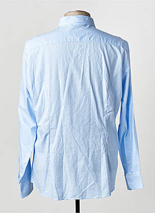 Chemise manches longues bleu MANGO homme