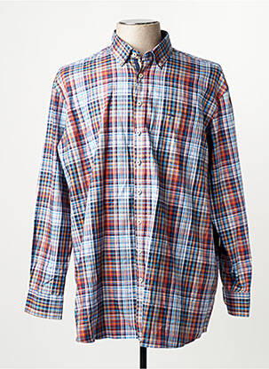 Chemise manches longues bleu FYNCH-HATTON homme
