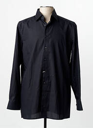 Chemise manches longues noir OLYMP homme
