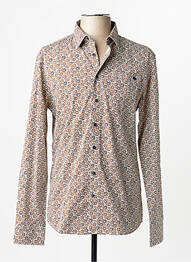 Chemise manches longues marron NO EXCESS homme
