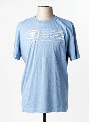 T-shirt bleu TOM TAILOR homme