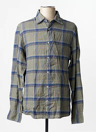 Chemise manches longues vert MANGO homme