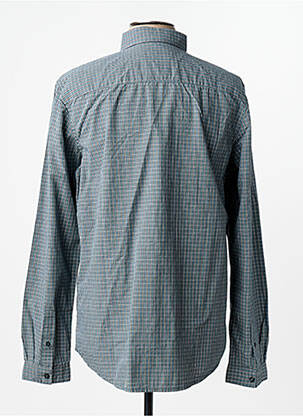 Chemise manches longues manches longues bleu TOM TAILOR homme