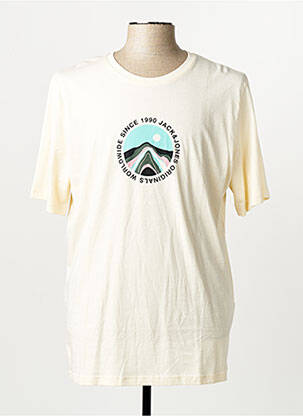 T-shirt blanc JACK & JONES homme