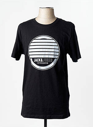 T-shirt noir JACK & JONES homme