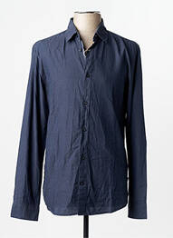 Chemise manches longues manches longues bleu TOM TAILOR homme