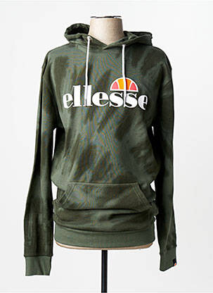 Sweat-shirt à capuche vert ELLESSE homme