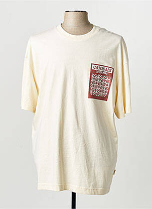 T-shirt jaune JACK & JONES homme