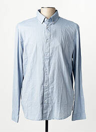 Chemise manches longues manches longues bleu TOM TAILOR homme