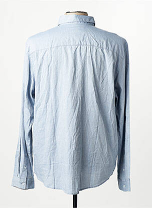Chemise manches longues manches longues bleu TOM TAILOR homme